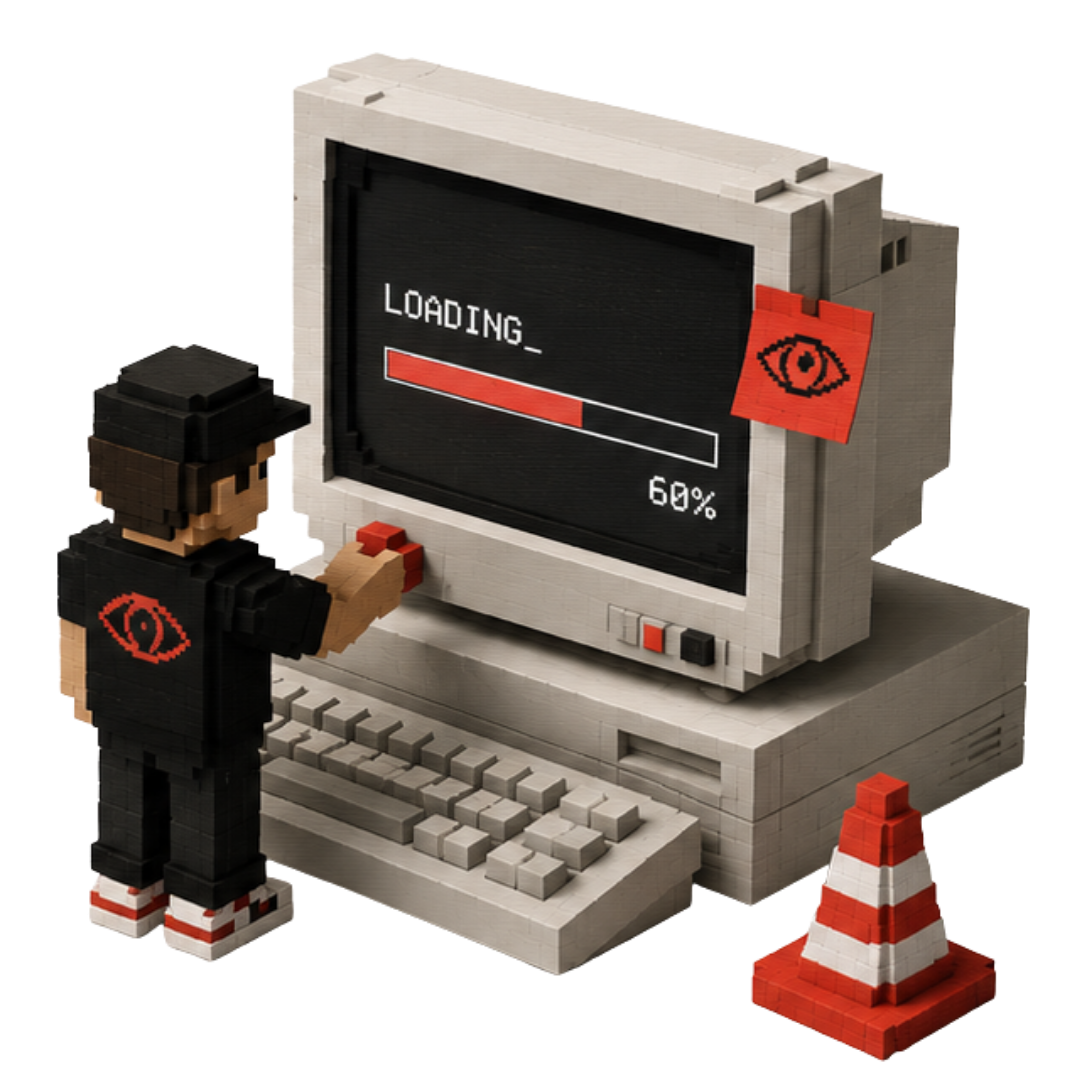 Voxel computer loading at 60%